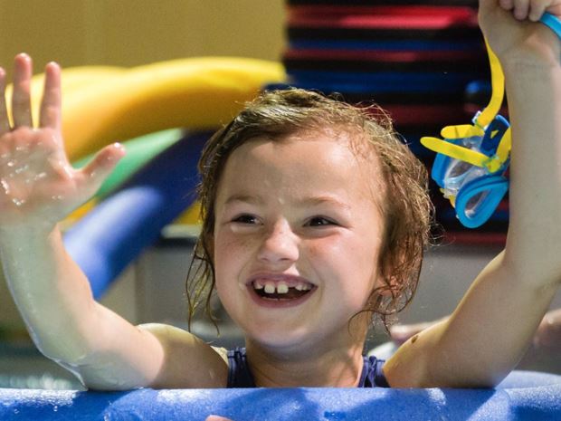 At the heart of the Chamwell Centre - the hydrotherapy pool.