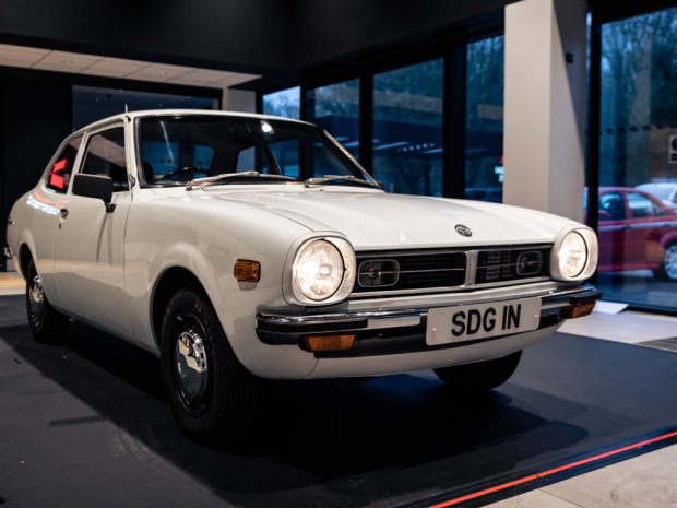 A rare 1974 Mitsubishi Colt Lancer. One of the cars going under the hammer at Auto Auction in April.