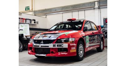 A 2007 Mitsubishi Lancer Evolution IX. One of the Heritage Collection cars going under the hammer at Auto Auction in April.
