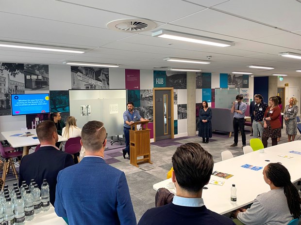 Those featured in SoGloss 40 under 40 business were celebrated at an exclusive event at the University of Gloucestershires Business School in Gloucester.