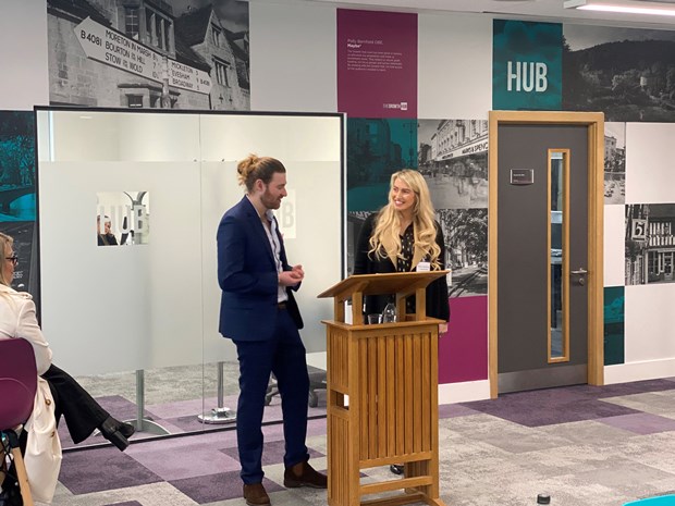 Those featured in SoGloss 40 under 40 business were celebrated at an exclusive event at the University of Gloucestershires Business School in Gloucester.