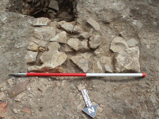 Some of the archaeology already discovered in King's Square during preparations for The Forum development.