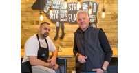 Head chef Arthur Knights left and Ross Sanders will open the Steak Strip Bar at Gloucester Food Dock in the summer of 2022.