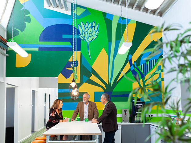 Staff at Bamboo Technology are returning to work at its new premises at Gloucestershire Colleges Cheltenham campus.