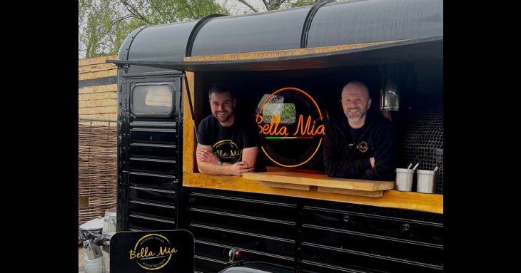 Pizza business Bella Mia, run by Gloucestershire born and bred duo Jamie Di Crescienzo and chef Jake OMalley, has joined the Gloucester Food Dock stable.