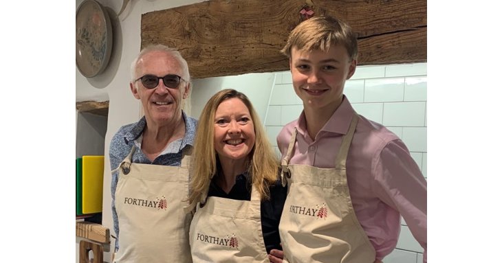 Gloucestershires The Growth Hub business advisors have proved a vital ingredient in guiding new business, Forthay Granola, to early success and growth. Deborah Lamplugh, husband Charles and son, Reece.
