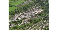 An aerial shot of Brimscombe Mill, site of the proposed 150-home waterside redevelopment.