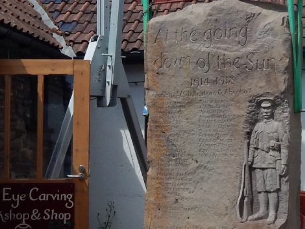 Lest we forget  Forest of Dean-based sculptor and businesswoman, Caroline Horwood, has created a spectacular memorial which records the names of fallen servicemen from Mitcheldean and Abenhall.