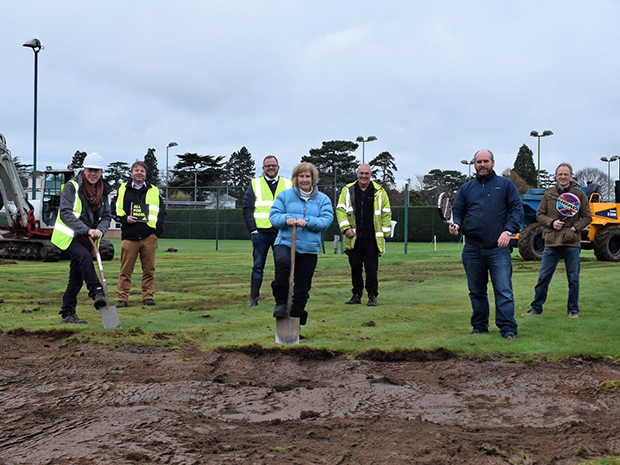 The three new padel courts at East Glos Club in Cheltenham are due to open in early 2021.