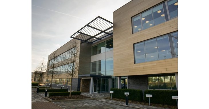 EDFs new home from 2022 - Javelin House, and buildings at Charlton Court and Valiant Court on Gloucester Business Park.