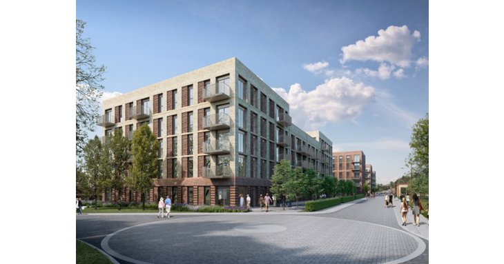 Eutopia Homes plans to transform the former railway sidings site in Gloucester into new homes. Pictured An artist's impression of a Eutopia Homes project.