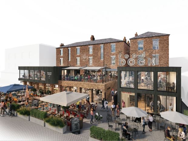 This is what developer Ladybellegate Estates' Gloucester Food Dock will look like.