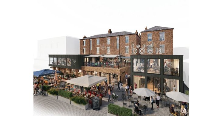 This is what developer Ladybellegate Estates' Gloucester Food Dock will look like.