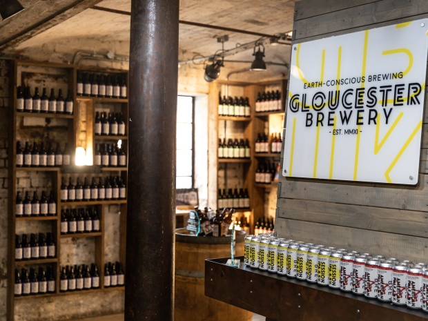 Gloucester Brewery Shop, Fox's Kiln, West Quay, The Docks.