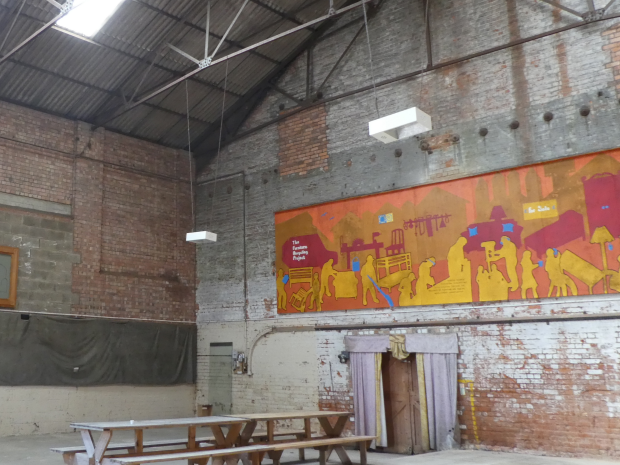 The inside of Warehouse Four, soon to be Gloucester Brewery's new dockside bar.