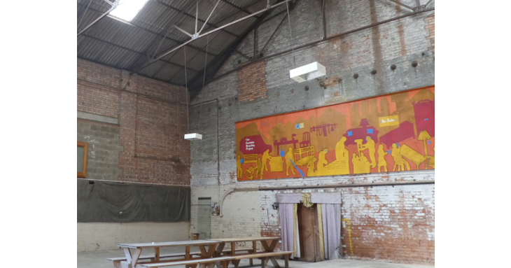 The inside of Warehouse Four, soon to be Gloucester Brewery's new dockside bar.