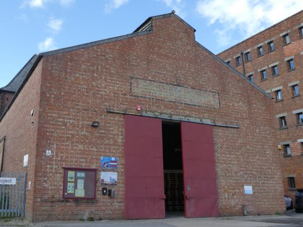 Warehouse 4, which has been converted into Gloucester Brewery's new taproom, shop and venue.