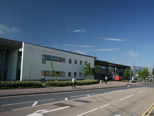 Gloucestershire College's Cheltenham campus.