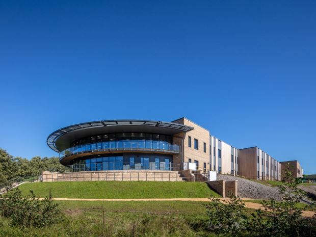 Gloucestershire College's Cinderford campus in the Forest of Dean.