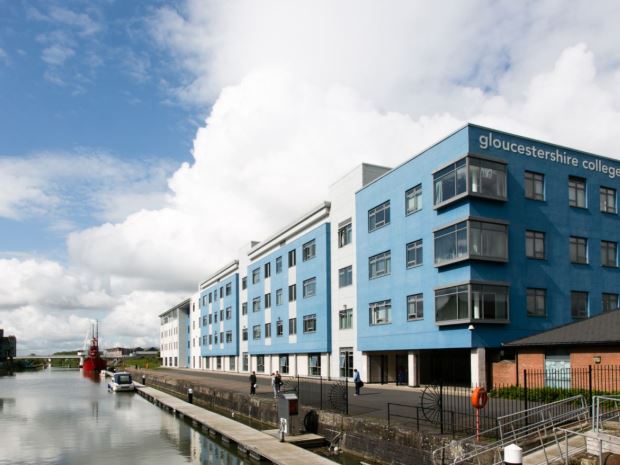 Gloucestershire College's Gloucester Quays campus.