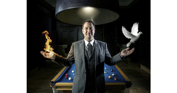 Richard Parsons, the Gloucestershire Magician, is set to entertain guests at the first SoGlos Gloucestershire Business Awards in September 2021.