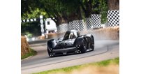 The McMurtry Spirling in action at the Goodwood Festival of Speed.