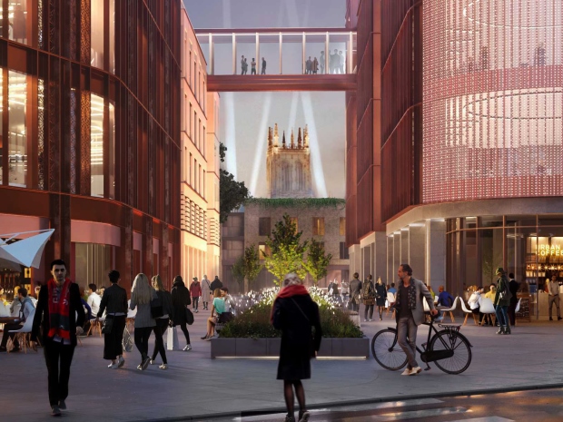 An artist's impression of The Forum, the development set to transform King's Quarter in Gloucester city centre
