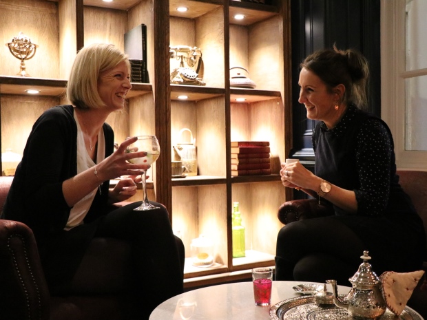 The good old days. Customers enjoy a drink and socialising at Memsahib Gin and Tea Bar, pre-pandemic.