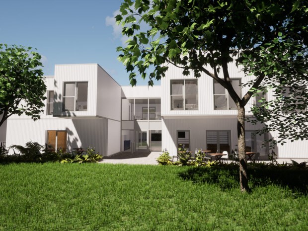 An artist's impression of what the new Minster Exchange MX centre will look like once complete.