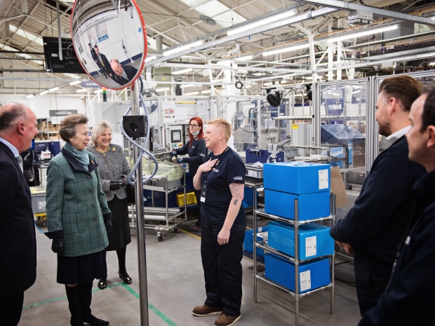 Major Cheltenham employer, Kohler Mira, hosted visits from Her Royal Highness, The Princess Royal.
