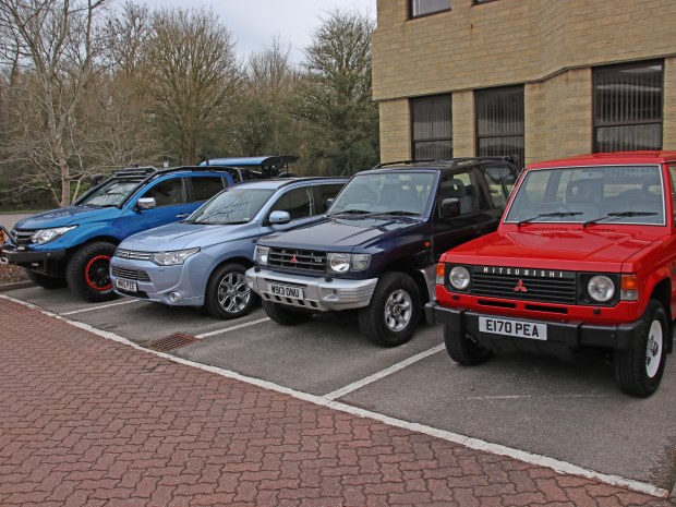 Some of the Mitsubishi Heritage Collection, gearing up to go under the hammer - with no reserve - through Auto Auction.