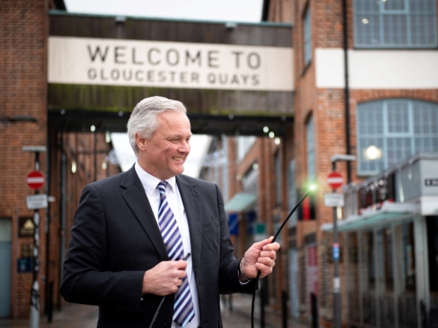 Work begins on a £31 million project to install superfast broadband across Gloucester