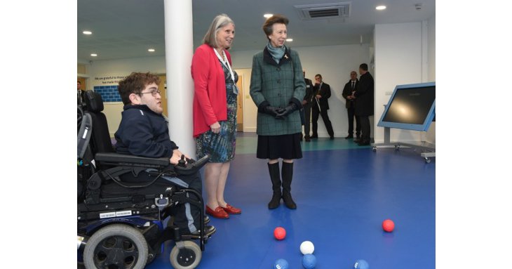 Much-loved Gloucestershire charity, the Chamwell Centre, hosted visits from Her Royal Highness, The Princess Royal.