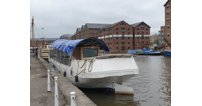 Built in the same Belfast shipyard as RMS Titanic in 1911 and after spending decades working the River Severn, the 75 foot long The Showman is to be turned into a new floating restaurant at Gloucester Docks.