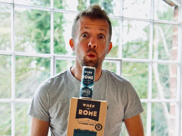 Rob Malin, ceo of When in Rome, when last year became the best-selling 'alternative format wine brand' in Waitrose and on Amazon and the best performing wine brand on Ocado, where it enjoyed 70 per cent sales growth.