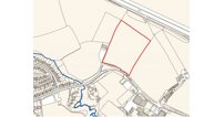 The location of the proposed new school at Brockworth, from the planning documents presented by architects Robothams and construction firm EG Carter.