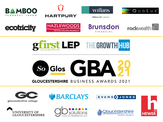 Sponsors of the SoGlos Gloucestershire Business Awards 2021