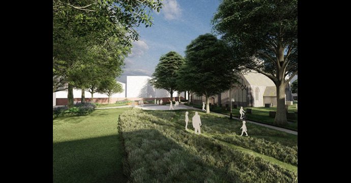 Regeneration designs for Cheltenham’s Minster Gardens are unveiled