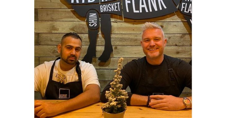 Strip steak house restaurant has opened in Strouds Five Valleys food hall. Head chef Arthur Knights left with Ross Sanders.