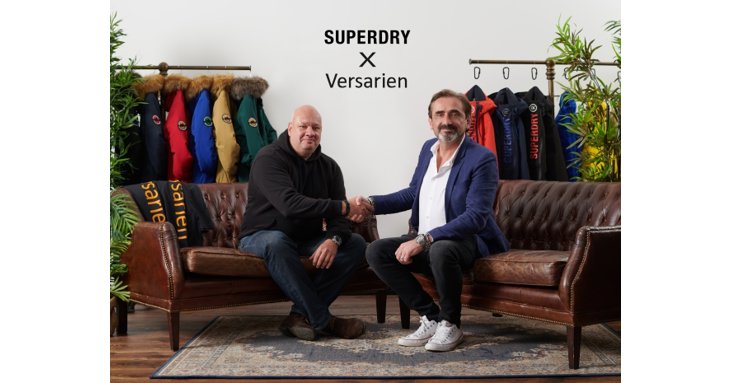 Neill Ricketts of Versarien left and Julian Dunkerton of Superdry have forged a partnership to produce a high-tech new range of clothing.