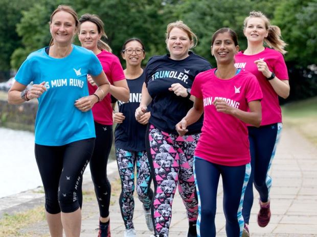 Fast-growing women’s running group champions the support it receives from Gloucestershire firm