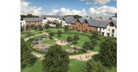 An artists impression of the housing development destined to touchdown at the former Brockworth Aerodrome, near Gloucester.