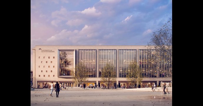 First images released of new City Campus in Gloucester’s former Debenhams