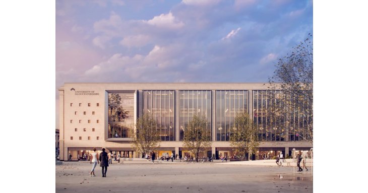 The first images of how the University of Gloucestershires City Campus could look have been revealed.