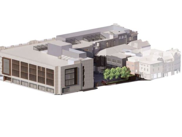 The former Debenhams building could be completely remodeled inside as part of the University of Gloucestershires expansion plans.