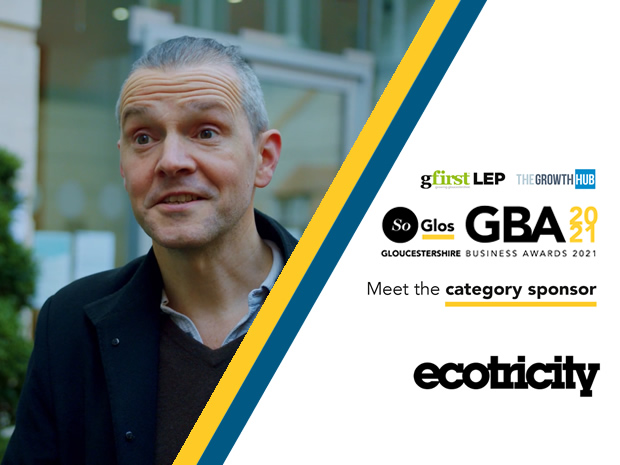 Britain's greenest energy supplier, Ecotricity, is sponsor of the 'Green Business of the year' award in the SoGlos Gloucestershire Business Awards 2021.