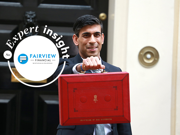 Chancellor Rishi Sunak outside Number 11 Downing Street ahead of the eagerly-awaited Spring Budget 2021.