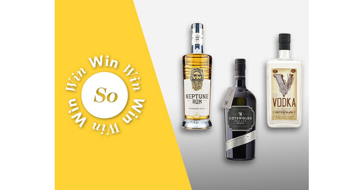 One lucky winner will take away a trio of Gloucestershire spirits.