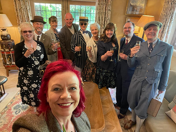 Lindyhoppers from Cheltenham Swing Dance were invited to Prince Charless home at Highgrove, near Tetbury, for a Jubilee party for local pensioners and staff from Age UK, on behalf of the Princes Foundation Trust.