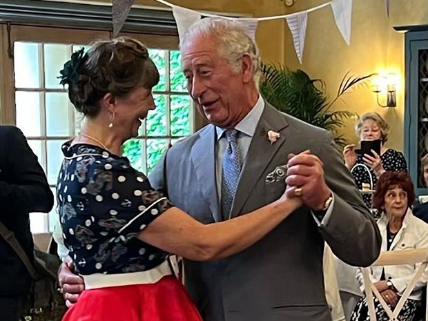 Gloucestershire dancers put a spring into Prince’s step